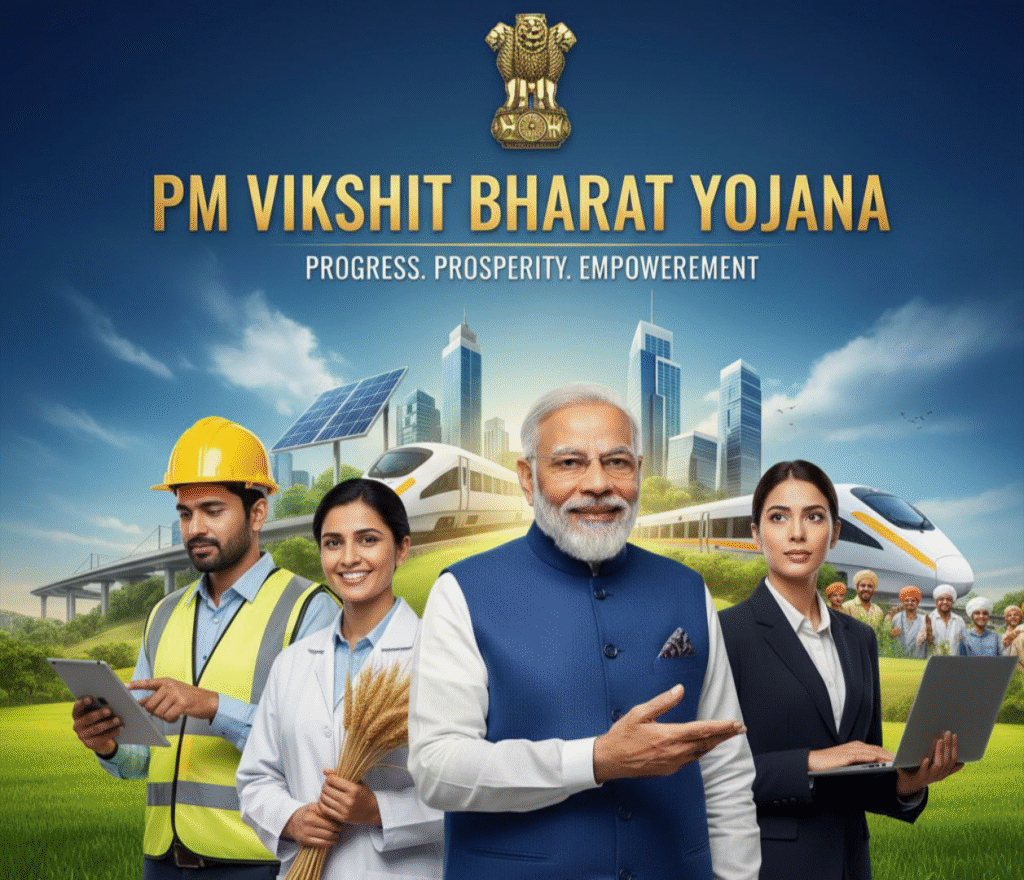 PM Vikhsit Bharat Rozgar Yojana 2025 Poster